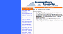 Desktop Screenshot of amusementsafety.org